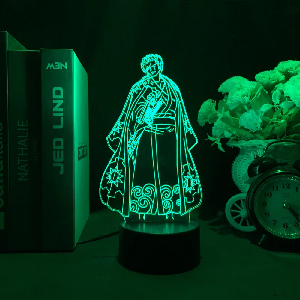 "Pirate Ship Glow: 3D LED Night Lamp"