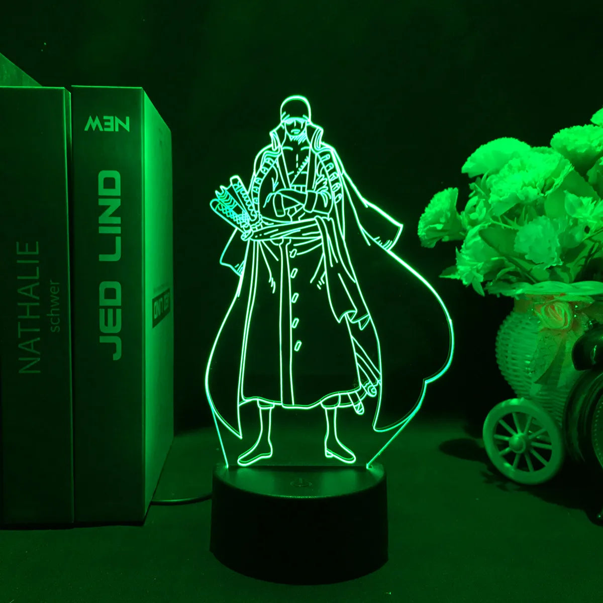 "Pirate Ship Glow: 3D LED Night Lamp"