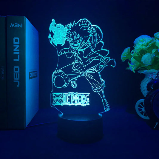 Limited Edition Luffy Gear 2nd 3D LED Night Lamp – A Must-Have for One Piece Enthusiasts