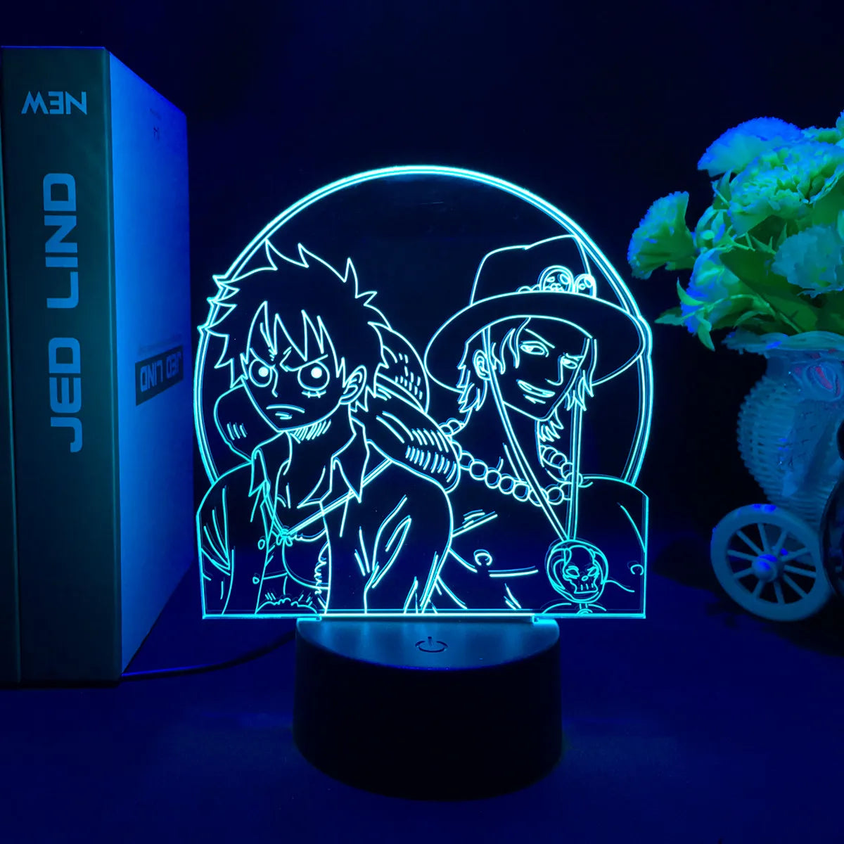 Limited Edition Luffy & Ace 3D LED Night Lamp – A Must-Have Collectible