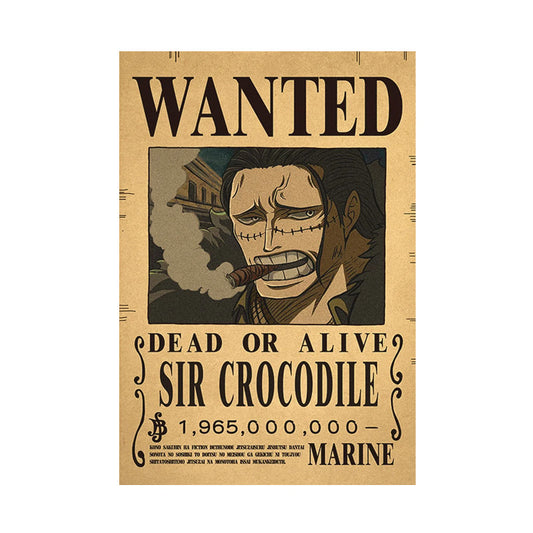 Limited Edition: Sir Crocodile Wanted Poster – The Desert King Returns! 🦂